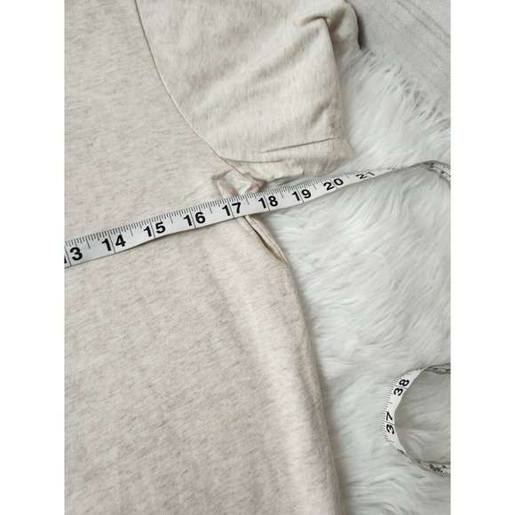 Leperchaun Mens Denim & Flower Graphic T-Shirt Off White Heathered S New - Picture 3 of 5